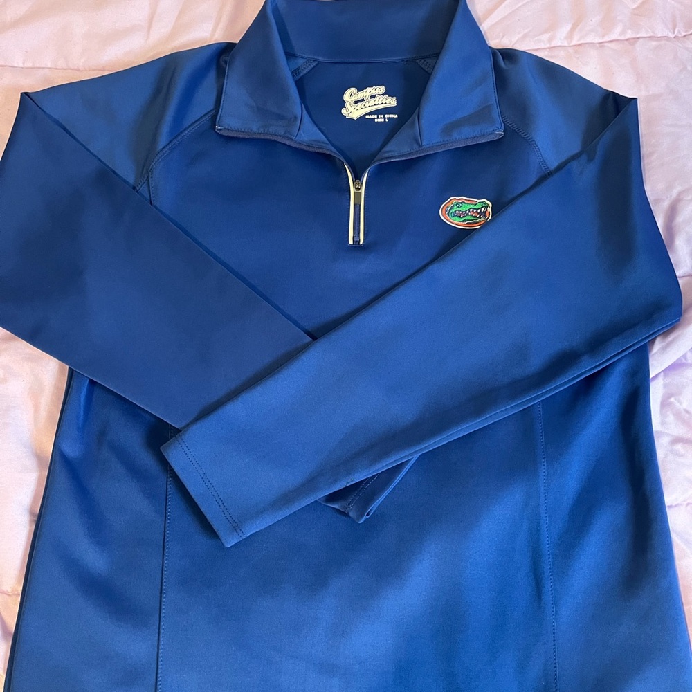 LARGE BLUE FLORIDA GATOR PULLOVER BRAND NAME CAMPUS SPECIALTIES